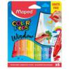 MARCADOR MAPED X 6 P/VIDRIO 844820