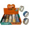 ROLLO CINTA WASHI TAPE CBX METALIZ.