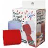 ROLLO CINTA PAPEL CREPE ROJ Y BCO
